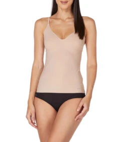 Skiny Playera Cuello V Sin Mangas Mujer