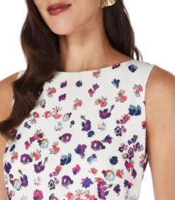 Vestido Midi Con Flores Dahlia Ditsy Mujer -GlamModa Ventas 41921719 x3