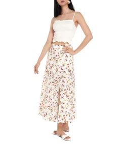 BCBGeneration Falda Larga De Corte "A" Con Mariposas Mujer -GlamModa Ventas 42698824 x3