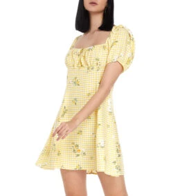 BCBGeneration Mini Vestido Con Flores Mujer -GlamModa Ventas 42698829 x3