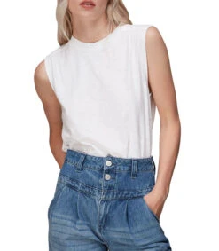 Whistles Playera Sin Mangas Mujer