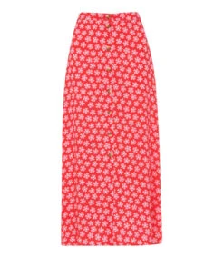 Whistles Falda Larga De Corte "A" Con Flores Mujer -GlamModa Ventas 42735623 x4