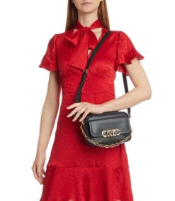 Michael Kors Vestido Midi Con Animal Print Tonal Mujer -GlamModa Ventas 42739946 x3