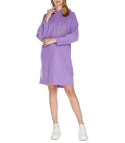 Armani Exchange Vestido Midi Con Manga Larga Y Capucha Mujer -GlamModa Ventas 42744111 x3