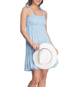 Vestido Corto Con Tirantes Mujer -GlamModa Ventas 42784523 x3