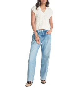 GOOD AMERICAN Jeans 90's Acampanado Azul Mujer -GlamModa Ventas 42852422 x3