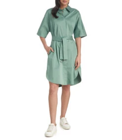 Boss Vestido Camisero Midi Mujer