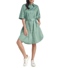 Boss Vestido Camisero Midi Mujer -GlamModa Ventas 42857852 x3