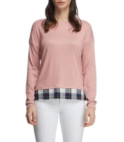 Springfield Playera Cuello Redondo Manga Larga Mujer