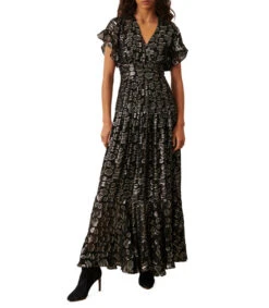 Ba&sh Maxi Vestido De Fiesta Mujer