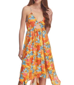 Vestido Midi Estampado Mujer -GlamModa Ventas 42867542 x3