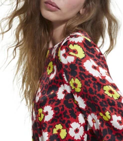 THE KOOPLES Vestido Largo Con Flores Mujer -GlamModa Ventas 42885331 x3