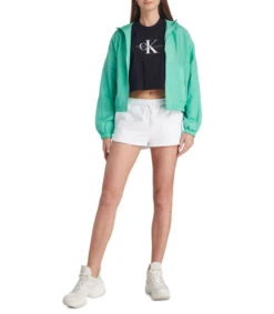 Calvin Klein Jeans Playera Crop Top De Manga Corta Mujer -GlamModa Ventas 42904474 x3