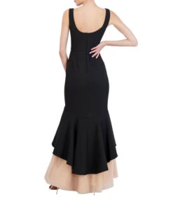 BCBGMAXAZRIA Vestido De Fiesta Largo Con Holanes Mujer -GlamModa Ventas 42909863 x2