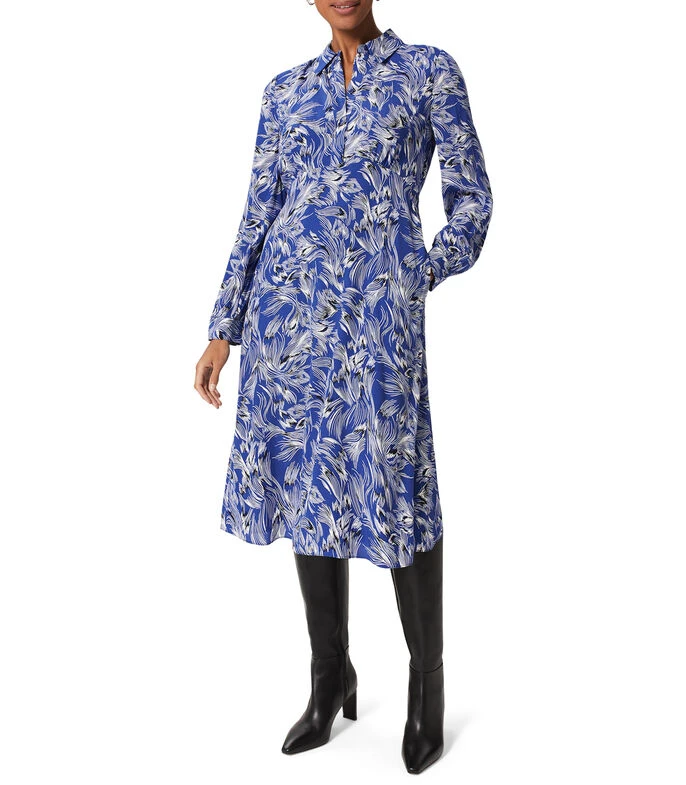 Vestido Midi Camisero Mujer