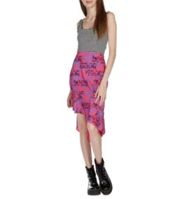 Falda Midi De Corte Regular Mujer -GlamModa Ventas 42918385 x3