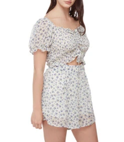 Jumper De Corte Recto Floral Mujer -GlamModa Ventas 42920414 x3