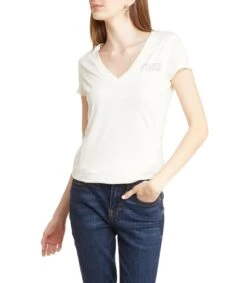 True Religion Playera Con Logotipo De Manga Corta Mujer