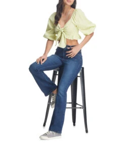 Jeans De Corte Flared Mujer -GlamModa Ventas 42952085 x3