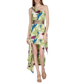 Vestido De Fiesta Midi Estampado Mujer -GlamModa Ventas 42962821 x3