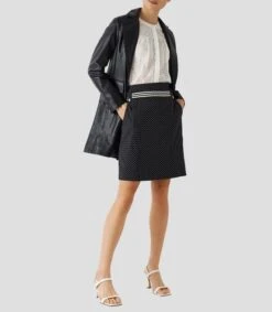 Falda Midi De Corte Recto Estampada Mujer -GlamModa Ventas 42970222 x3