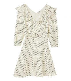 Sandro Vestido Midi Polkadots Mujer -GlamModa Ventas 42970601 x5
