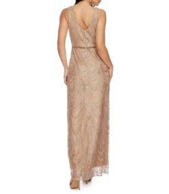 Vestido De Fiesta Largo Con Glitter Mujer -GlamModa Ventas 42972299 x2