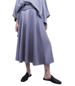 ADOLFO DOMINGUEZ Falda Midi Corte "A" Mujer