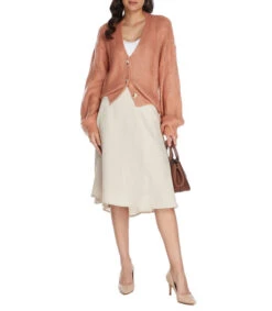 Falda Midi De Corte A Mujer -GlamModa Ventas 42975104 x3