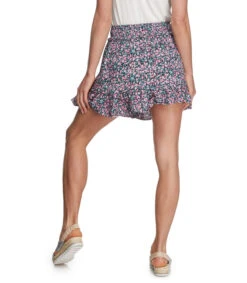 Falda Corta De Corte Recto Con Flores Mujer -GlamModa Ventas 42998458 x2