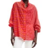 Desigual Camisa Con Patch Estampado Y Manga Larga Mujer -GlamModa Ventas 43001252 x1