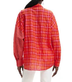 Desigual Camisa Con Patch Estampado Y Manga Larga Mujer -GlamModa Ventas 43001252 x2