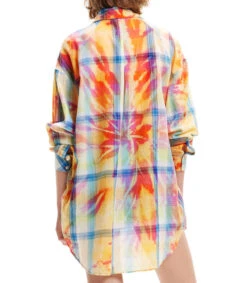 Desigual Sobrecamisa De Cuadros Mujer -GlamModa Ventas 43001262 x2