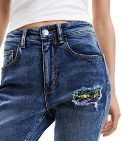 Desigual Jeans Sopy De Corte Skinny Mujer -GlamModa Ventas 43004729 x4
