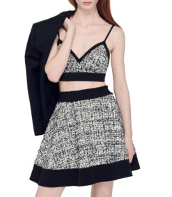 Sandro Falda Corta De Corte "A " Mujer -GlamModa Ventas 43007345 x4