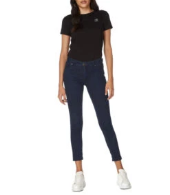 Armani Exchange Playera De Cuello Redondo Con Manga Corta Y Etiqueta De Logo Mujer -GlamModa Ventas 43007827 x3