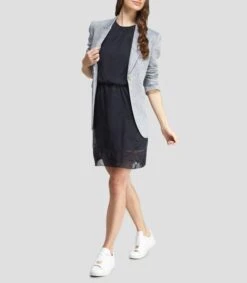 Armani Exchange Vestido Midi Con Letras Mujer -GlamModa Ventas 43007852 x3