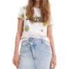 Desigual Playera De Manga Corta Estampada Mujer -GlamModa Ventas 43012350 x1