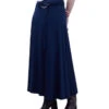 ADOLFO DOMINGUEZ Falda Maxi Lisa Azul Marino Mujer -GlamModa Ventas 43012958 x1