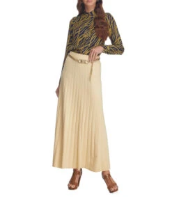 Michael Kors Falda Maxi Corte Recto Canalé Mujer -GlamModa Ventas 43015871 x3