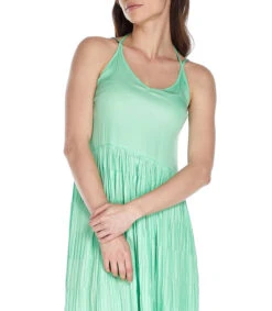 Vestido Largo Plisado Mujer -GlamModa Ventas 43022436 x3