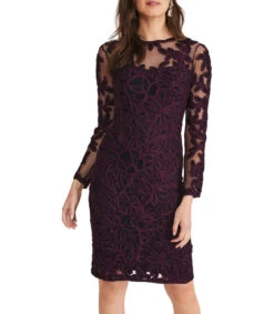 Vestido De Fiesta Midi Con Flores Mujer