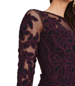 Vestido De Fiesta Midi Con Flores Mujer -GlamModa Ventas 43023174 x4