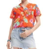 Desigual Camisa Manga Corta Estampada Mujer -GlamModa Ventas 43023528 x1