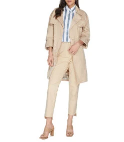 Camisa Con Rayas De Manga Larga Mujer -GlamModa Ventas 43024369 x3