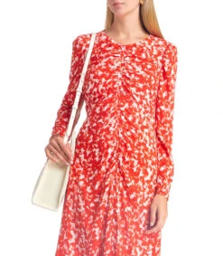 Calvin Klein Vestido Maxi De Manga Larga Mujer -GlamModa Ventas 43038210 x3