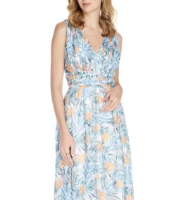 Vestido Maxi Con Flores Multicolor Mujer 7 Vestido Maxi Con Flores Multicolor Mujer -GlamModa Ventas 43038577 x3