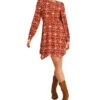 Springfield Vestido Mini Estampado Mujer -GlamModa Ventas 43039842 x1