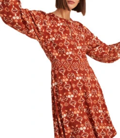 Springfield Vestido Mini Estampado Mujer -GlamModa Ventas 43039842 x3