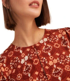 Springfield Vestido Mini Estampado Mujer -GlamModa Ventas 43039842 x4